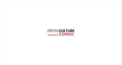 Desktop Screenshot of profilculture-conseil.com